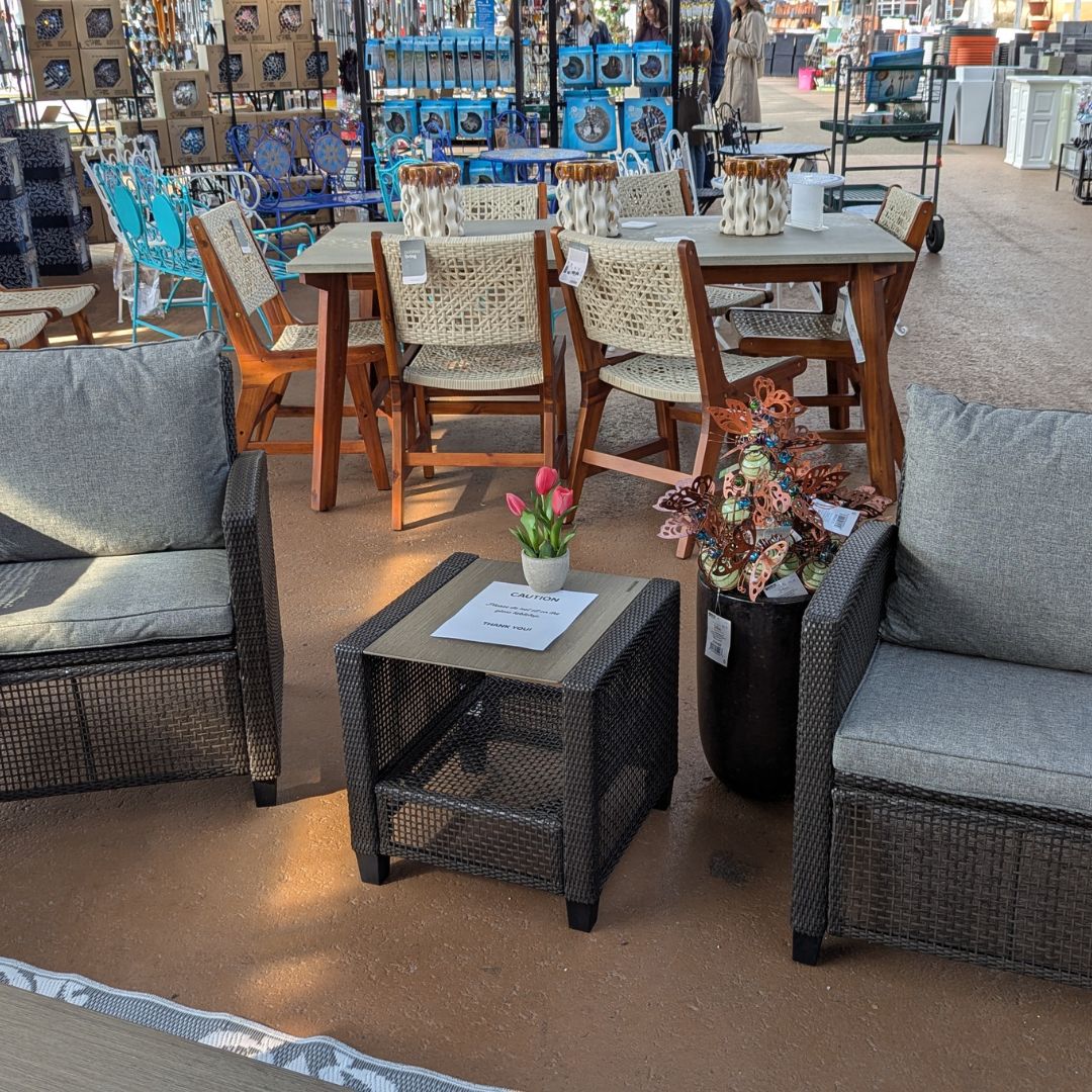 Alicante Seating Set – Black – 3 Piece